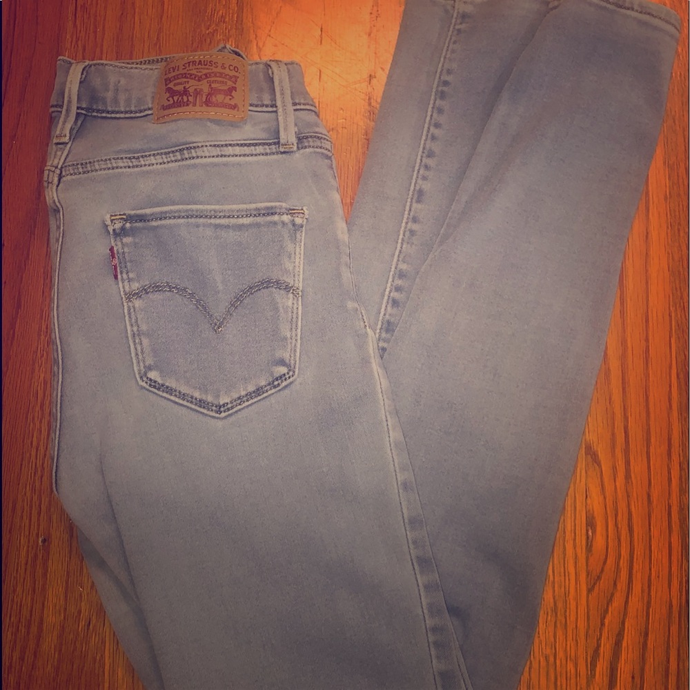Levi high rise super skinny jeans